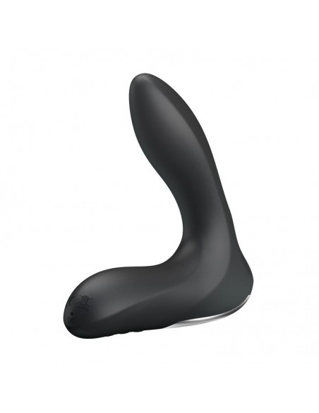 Estimlador Anal Inflable Leonard Silicona USB Negro