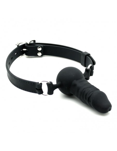 Rimba Latex Play Mordaza con Dildo