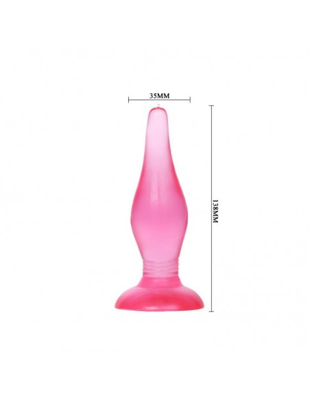 Baile Plug Anal Rosa
