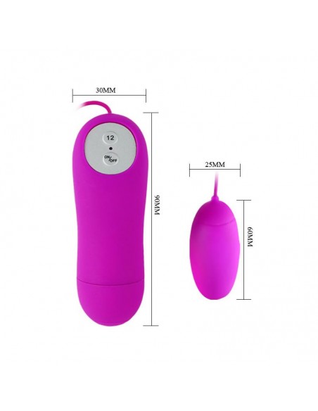 Pretty Love Huevo Vibrador Eunice Color Purpura