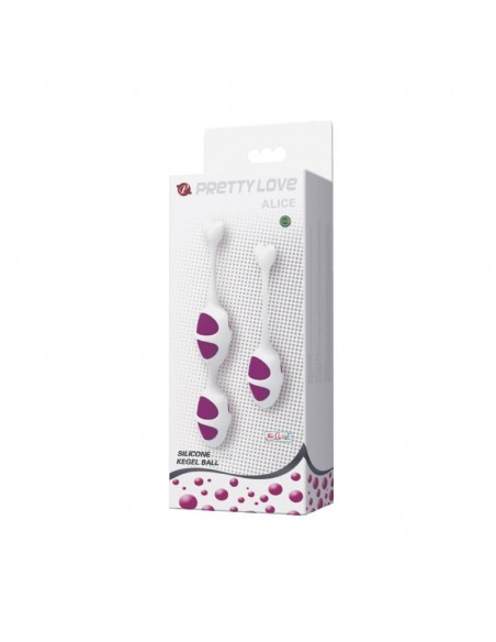 Pretty Love Bolas Ovaladas Kegel Color Purpura