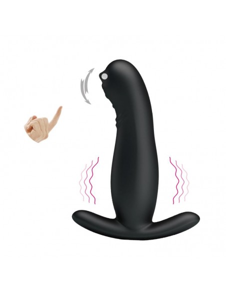 Masajeador Prostatico con Vibracion y Cosquilleo