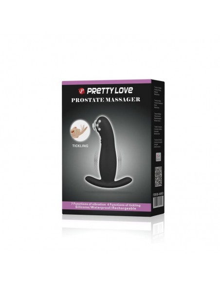 Masajeador Prostatico con Vibracion y Cosquilleo