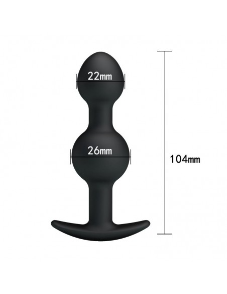 Plug Bolas Anales Silicona clave 75
