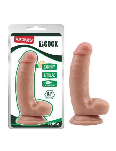 Dildo Dual Density Dude 69 Natural