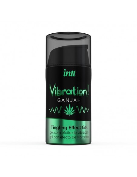 Gel Vibrador Efecto Calor Ganjah 15ml
