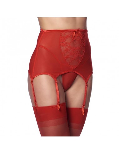 Liguero Ancho con Tanga Rojos
