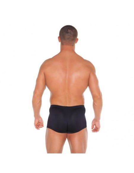 Pantalones Cortos con 2 Cremalleras Negro Talla Unica