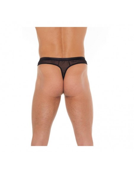 Tanga Rejilla Negro Talla unica