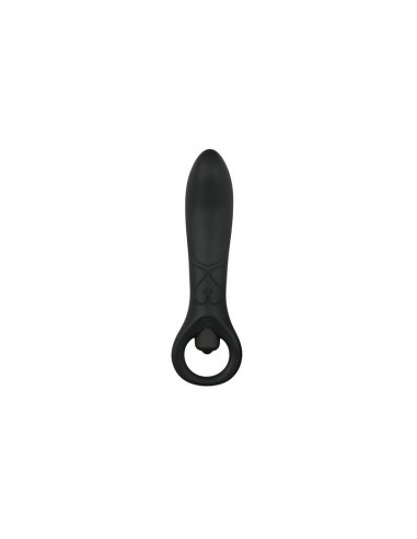 Vibrador Anal Silicona Negro