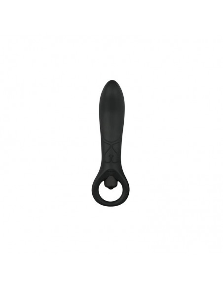 Vibrador Anal Silicona Negro
