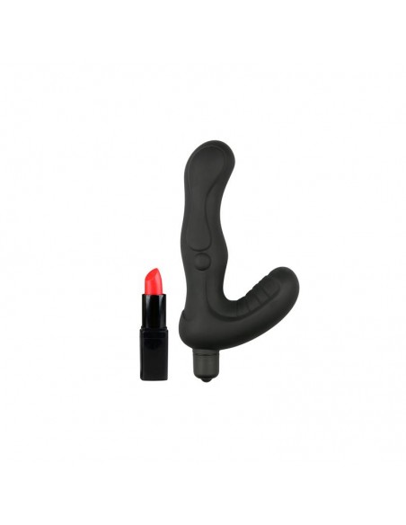 Vibrador Anal Estimulador Perineo Silicona Negro