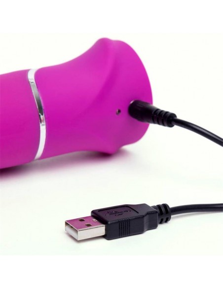 Vibrador Rotador Beaded Punto G Purpura