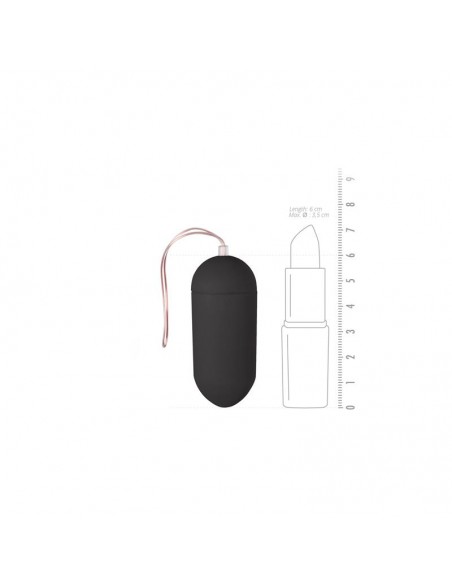 Huevo Vibrador Control Remoto 10 Funciones Negro
