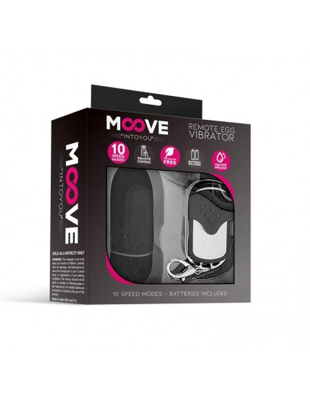 Huevo Vibrador con Control Remoto Negro