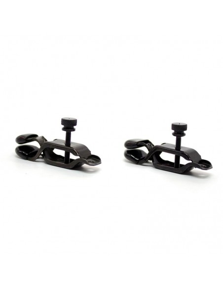 Pinzas para Pezones Ajustables Metal Negras