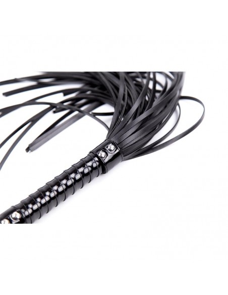 Flogger con Mango Brillante 44 cm Negro