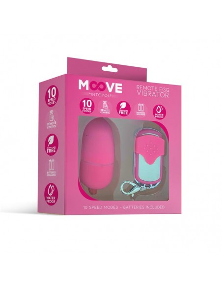 Huevo Vibrador con Control Remoto Tamano Mediano Rosa