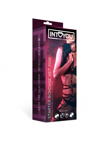 Kit de Bondage para Principiantes Starters 4 Piezas Rosa