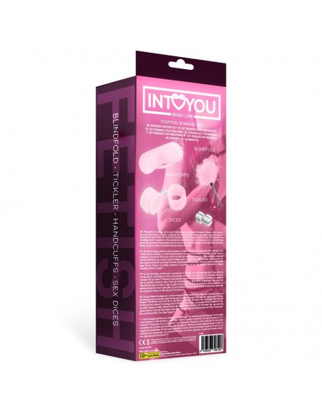 Kit de Bondage para Principiantes Starters 4 Piezas Rosa