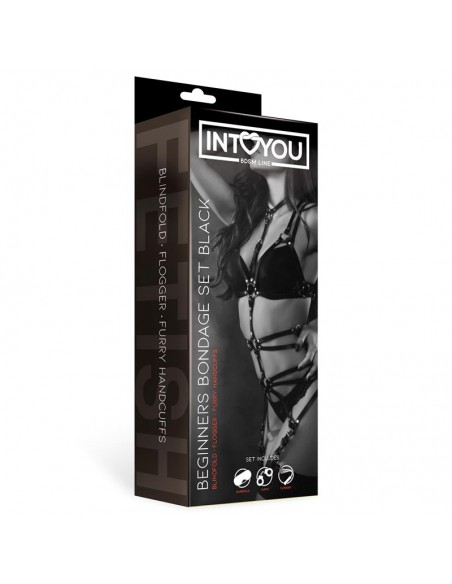 Set de Bondage para Principiantes Beginners 3 Piezas Negro