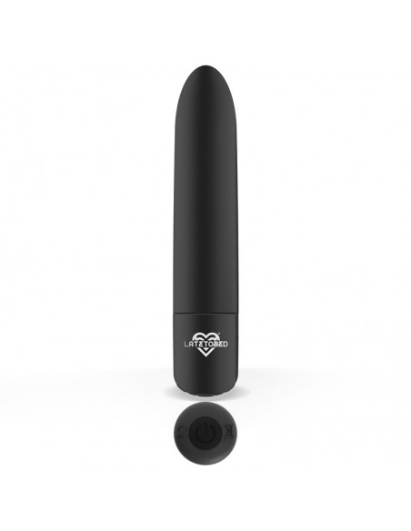 Shoty Bala Vibradora USB 10 Velocidades Potente Motor Negro