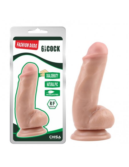 Dildo Dual Density Fashion Dude 69 Natural