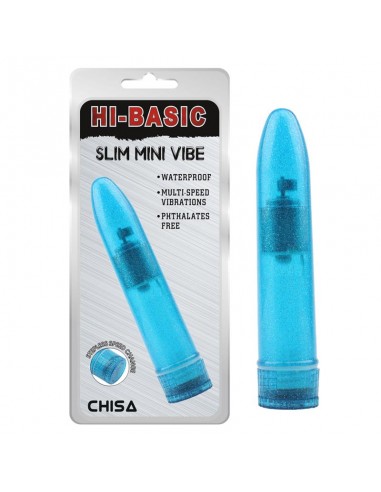 Vibrador Slim Mini Azul