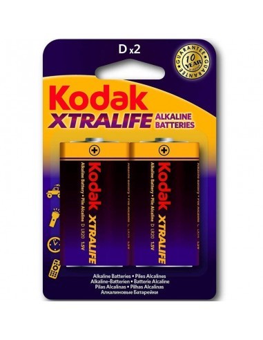 Xtralife Pila Alkalina D LR20 Blister de 2
