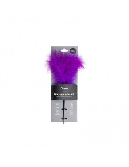 Plumas Estimuladoras con Mango Largo Purpura
