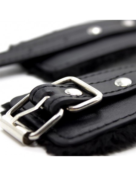 Esposas con Forro Interior Ajustables 30 cm Negro