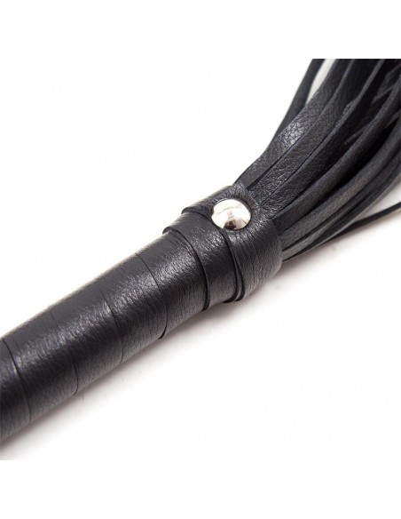 Flogger Mango de Metal 69 cm Negro