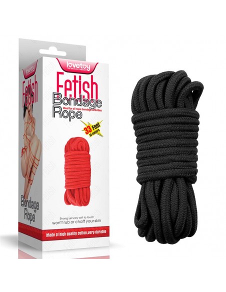 Cuerda Bondage Suave Negro