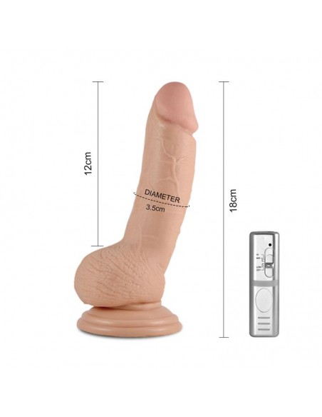 Dildo Real Extreme con Vibracion 7 Natural