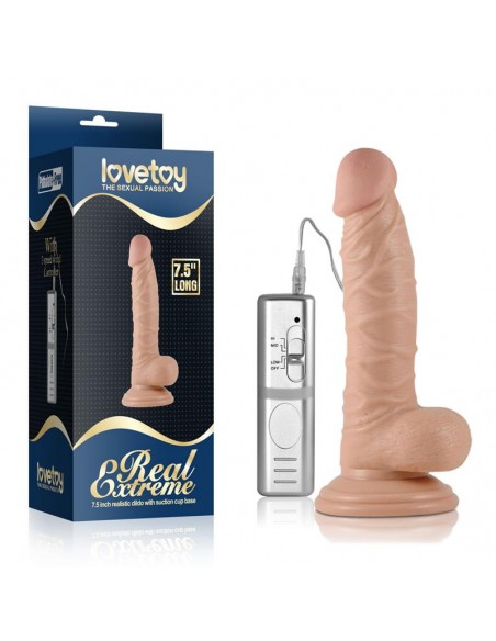 Dildo Real Extreme con Vibracion 75 Natural