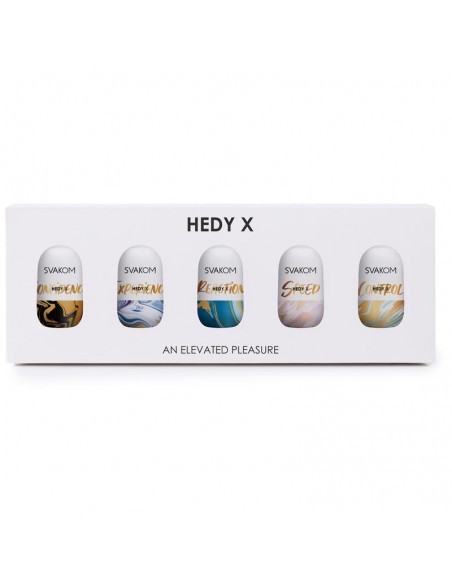 Hedy X Mix Textures Huevo Masturbador Pack de 5
