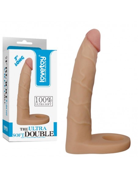 Dildo The Ultra Soft Double 7 Natural