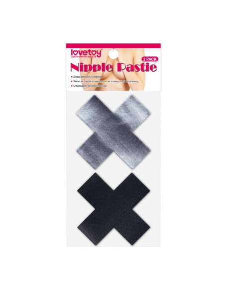 Pack Pezoneras Cruces Negro y Gris