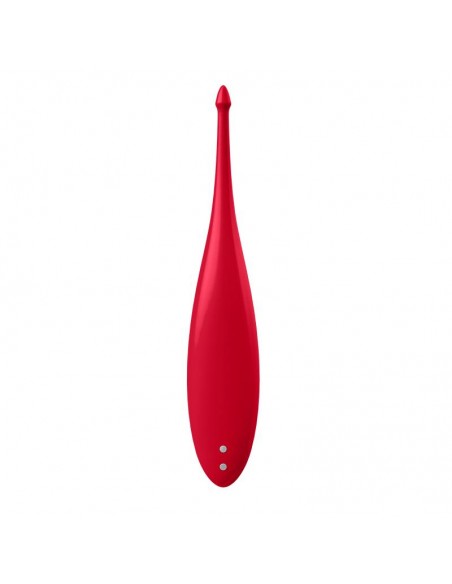 Twirling Fun Varita Vibradora Silicona USB Rojo