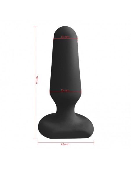Doon Plug Anal de Silicona Negro
