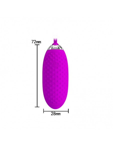 Huevo Vibrador Joanna USB Purpura