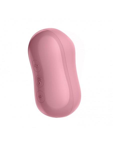 Cotton Candy Succionador de Clitoris y Vibrador Light Red