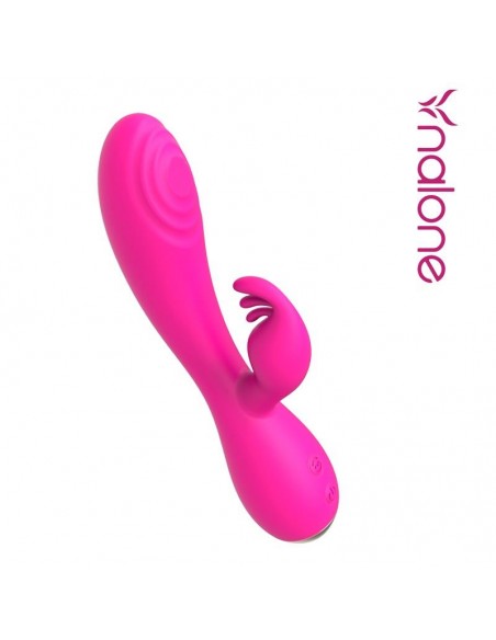 Conejito Vibrador Magic Stick con Pulsacion Fucsia