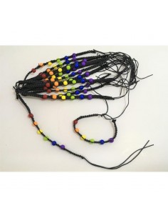 Pulsera Hilo Redonda Bandera LGBT