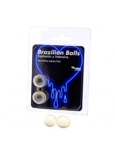 Set 2 Brazilian Balls Excitante Efecto Vibrante y Frio