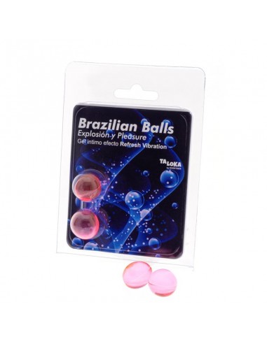 Set 2 Brazilian Balls Excitante Efecto Refresh Vibracion