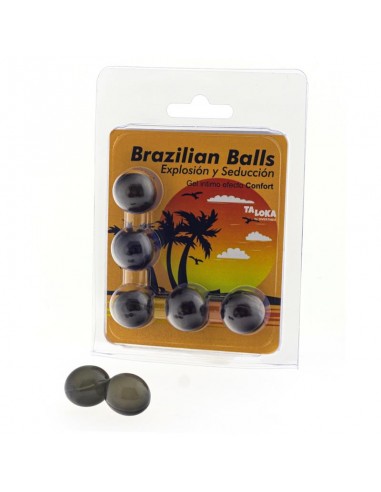 Set 5 Brazilian Balls Gel Excitante Efecto Confort