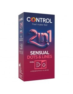 Preservativos Touch Feel 2 en 1 6 unidades