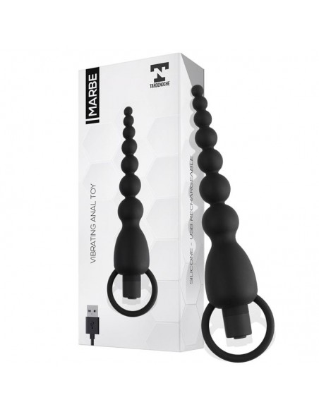 Marbe Cadena Anal con Vibracion USB Silicona