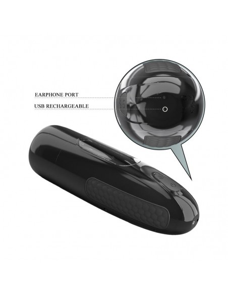 Masturbador Automatico Marlos con Vibracion y Movimiento USB